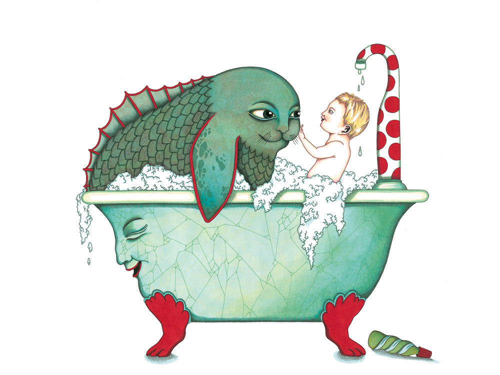 11_p24-25 - Illustrations du livre Tout va bien Merlin_Thierry Magnier_2009